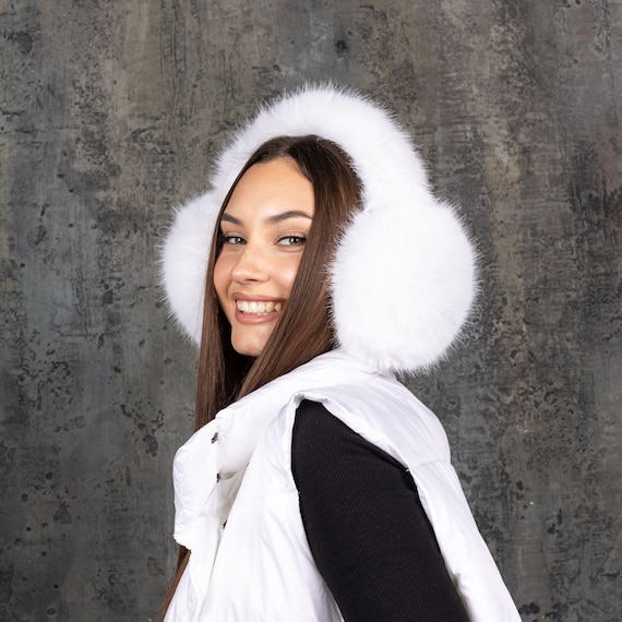 Cozy White Ear Muffs Sorfneo Winter Ear Muffs Set for Women Girls Cute Adjustable  main image 3
