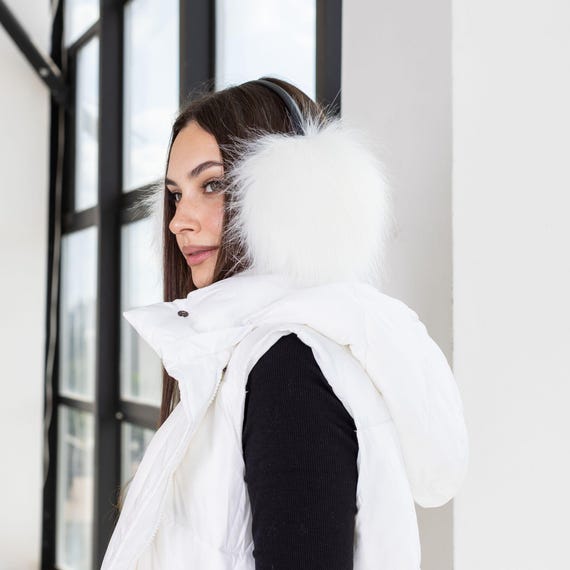 Fluffy Winter Ear Muffs Lainlight Ear Muffs for Winter Women Faux Fur Warm Earmuffs  main image 2