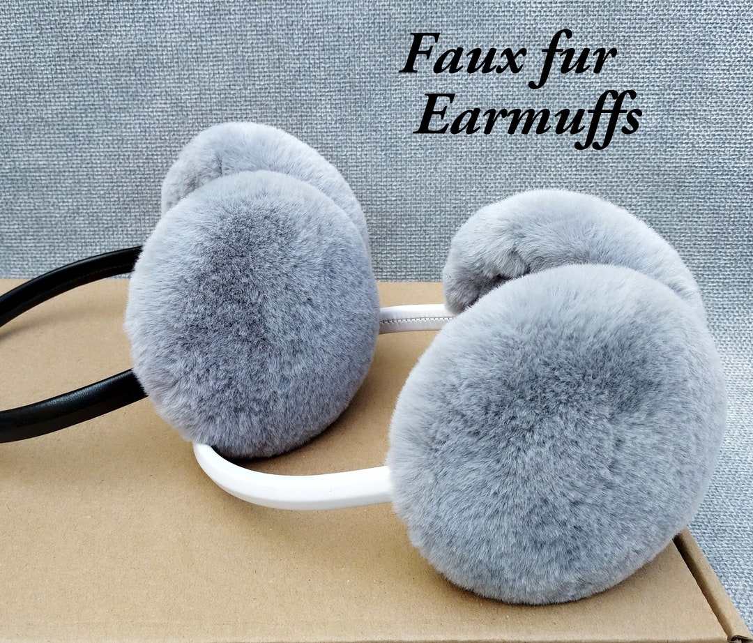 Lot De 2 Cache-oreilles Réglables En Fausse Fourrure - Doux