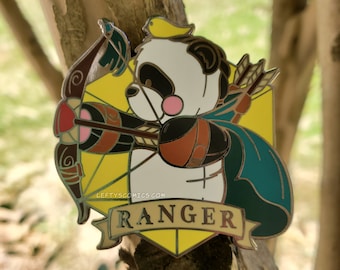 Panda Ranger | Dungeons & Plushies Hard Enamel Pins