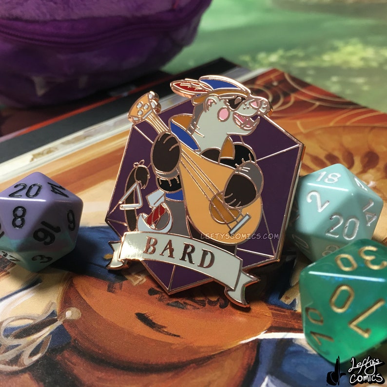 Passionate Ferret Bard PRE-ORDER Dungeons & Plushies Hard image 5