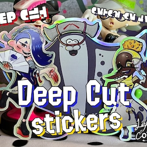 Deep Cut Holographic Vinyl Stickers