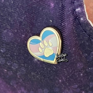 PAWSITIVE PRIDE Hard Enamel Pins Lefty's Comics Original image 10