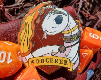 Ball Python Sorcerer | Dungeons & Plushies Hard Enamel Pins