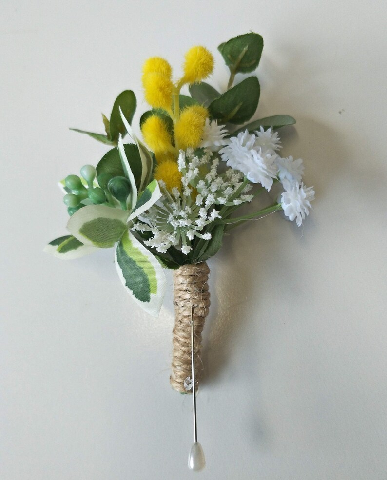 Buttonhole Flowers Boutonnieres Pinhole Rustic Wedding Flower Etsy