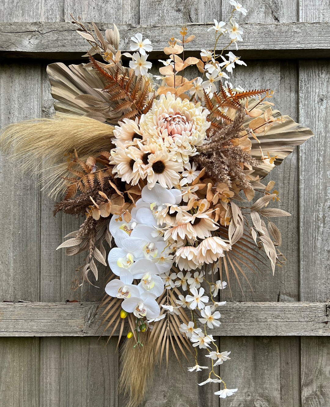 Dried Flower Wedding Arbour Arrangement Arch Flowers Bridal Etsy