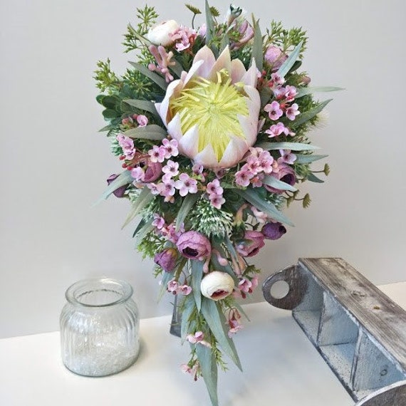Crafts Artificial Australian Native Silk Protea
