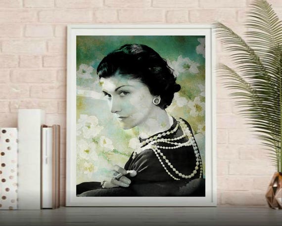 Gabrielle Bonheur Coco Chanel Art Print or Canvas | Etsy