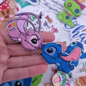 Stitch Patches Iron on Patches Stitch Iron on Patch Patches for Jackets  Embroidery Patch Patch for Backpack 