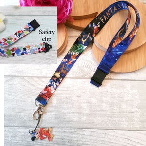 Disney Mickey Mouse Magic Fantasia-sleutelkoord / sleutelhanger / sleutelkoord badgehouder Disney-personagesleutelkoord met veiligheidsclip geweldig cadeau