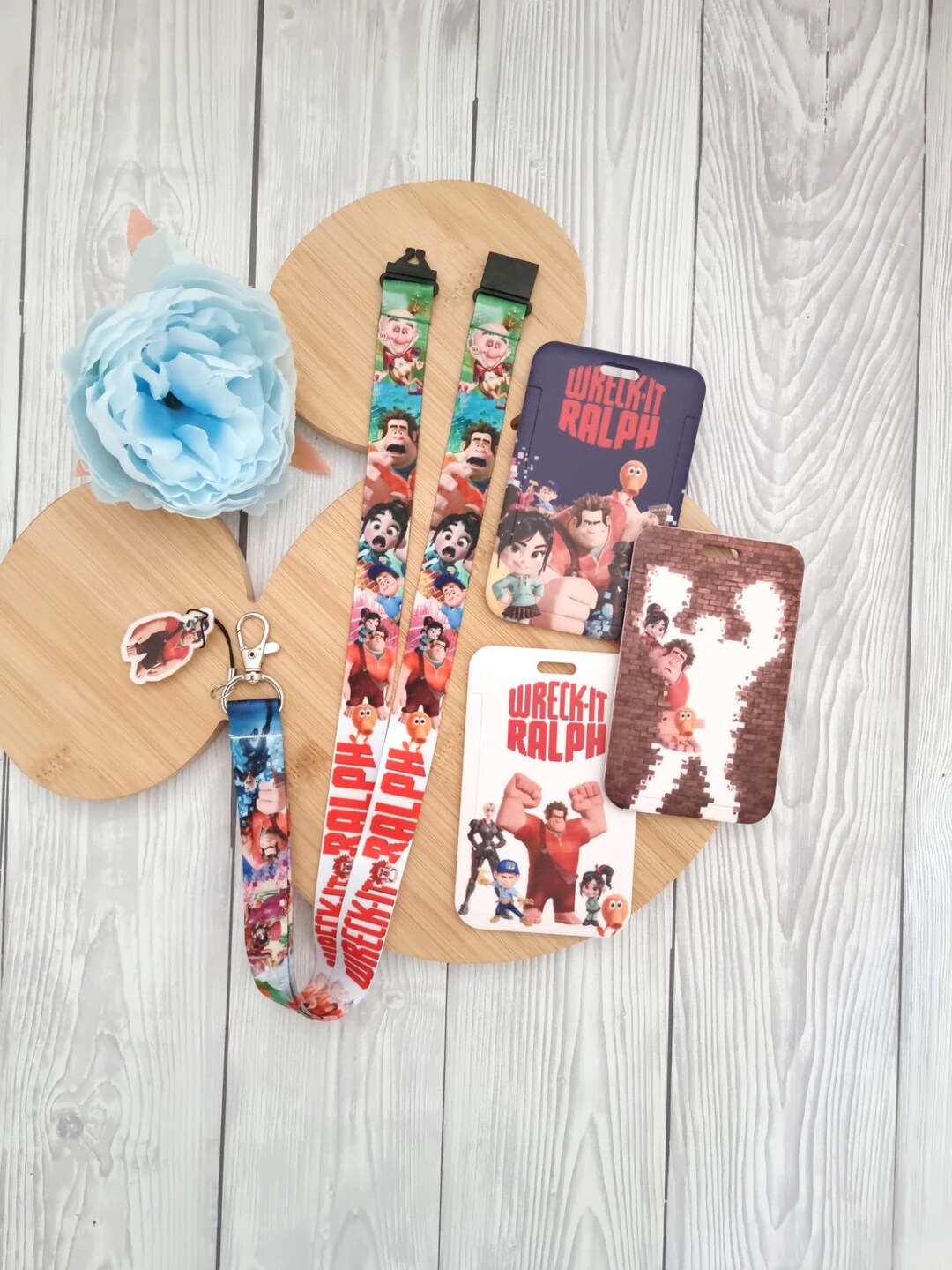 Disney Pixar Wreck-it Ralph Vanellope Lanyard / Keychain / ID Badge ...