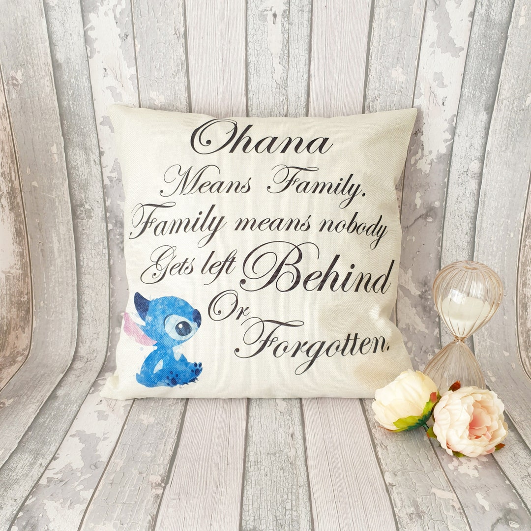 Stickdatei Spruch Ohana bedeutet Familie Familie Etsy Österreich