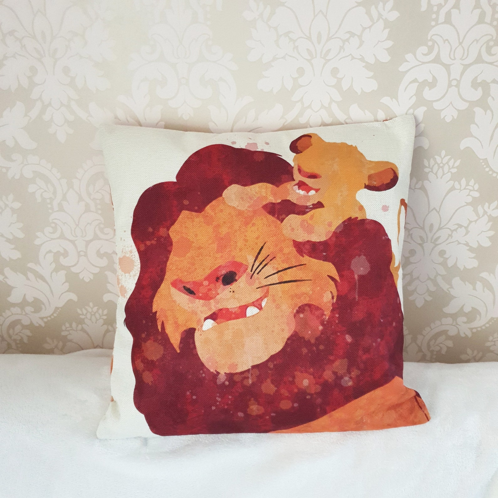 Double sided Disney lion king Simba Mufasa quote throw pillow Etsy