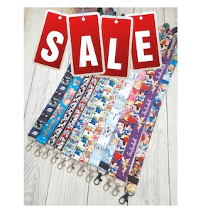 VENTE Disney Mickey Minnie Halloween Stitch Toy story Winnie l'ourson Princess Encanto - porte-badge personnage Disney tour de cou - cadeau