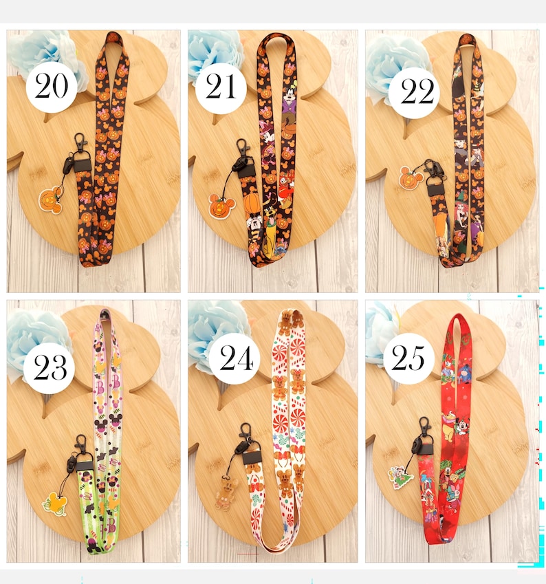 Globo de oreja de Mickey Stitch de Disney vintage, Castillo Ratatouille, Hércules, WALL-E, cordón/llavero/insignia de identificación/cordón de personaje de Disney, regalo imagen 6