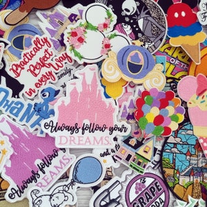 Pick and mix Disney patches-  Embroidered patch / Iron on Patch / Clothes material patch / Iron or sew / Disney Patch