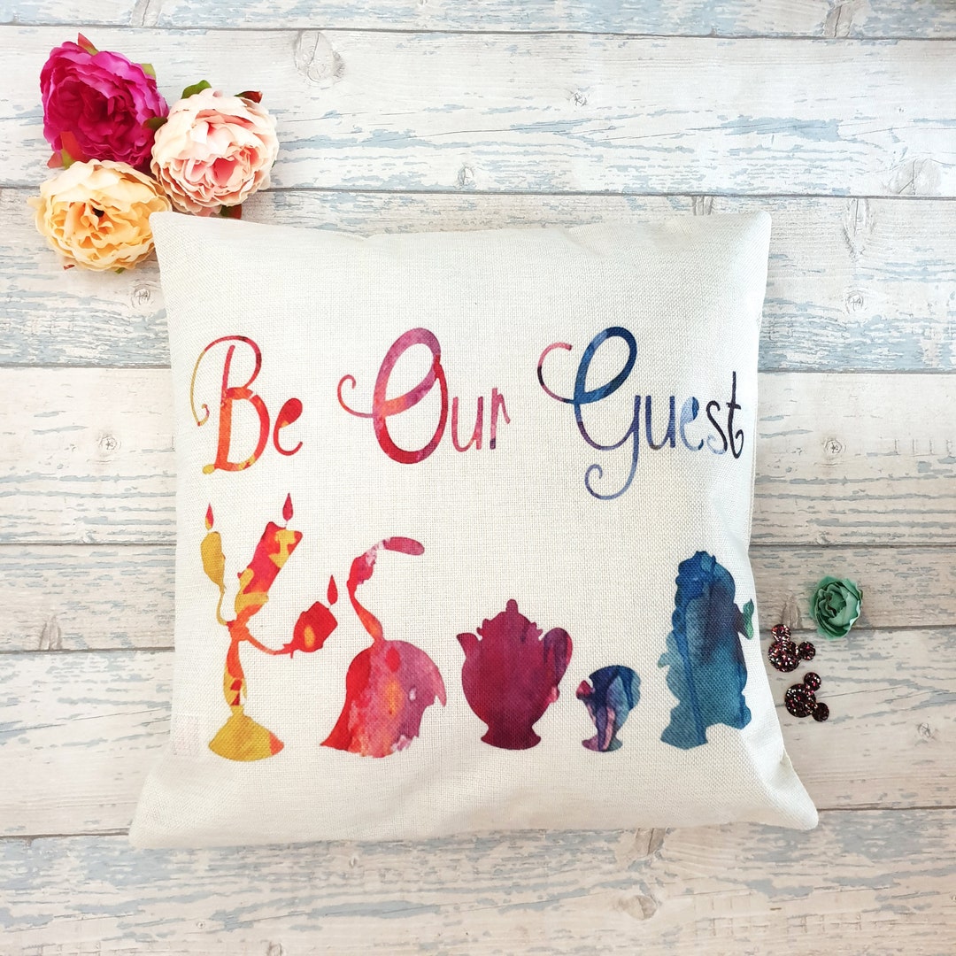 Beauty and the Beast Quote Be Our Guest Inspired With Mrs Potts Chip