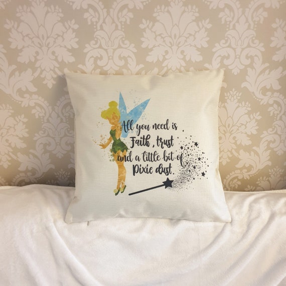 Double Face Peter Pan Tinker Bell Wendy Citation This Etsy France