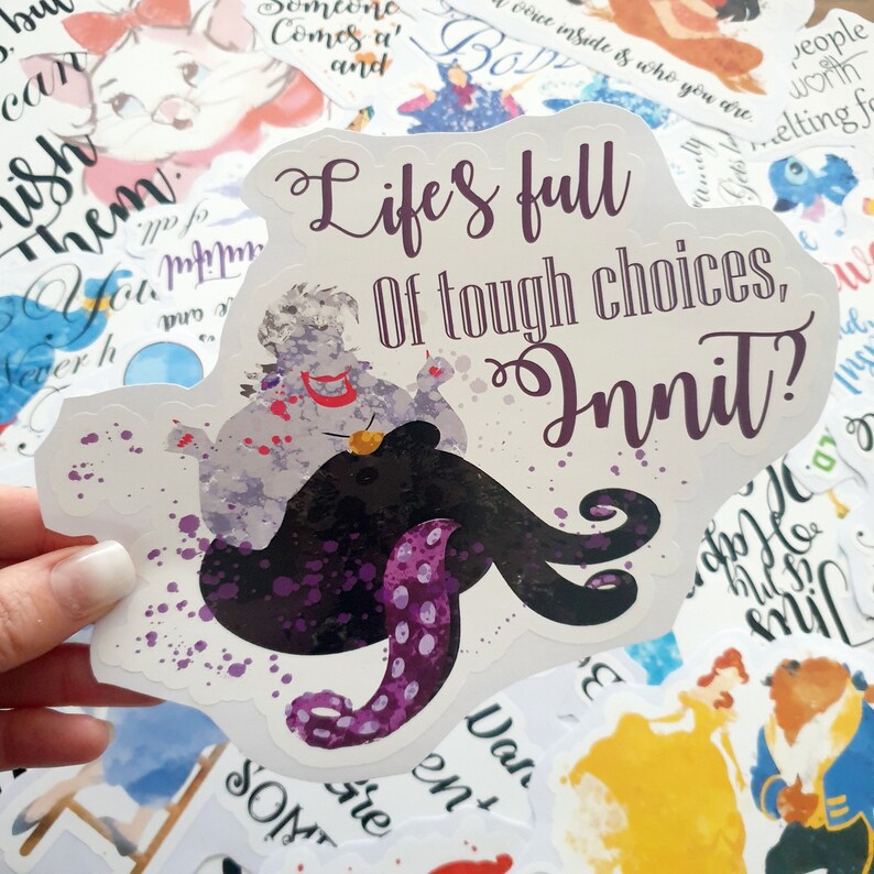 Disney Little Mermaid Ursula Quote Life Full of Tough - Etsy