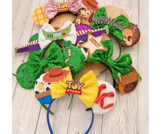 Disney Toy Story - Woody Buzz Rex Alien Pixar Ball Mickey Disney Ears hoofdband Disneyland vakantie pailletten oren