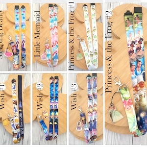 Disney Mickey Monster Inc Hercules Pegasus Up Lanyard / keychain / lanyard badge holder Disney character lanyard safety clip gift image 9