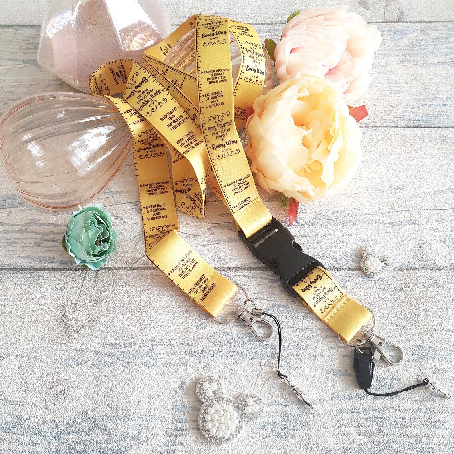 Mary Poppins Yellow Measuring Tape Practically Perfect Click Etsy UK