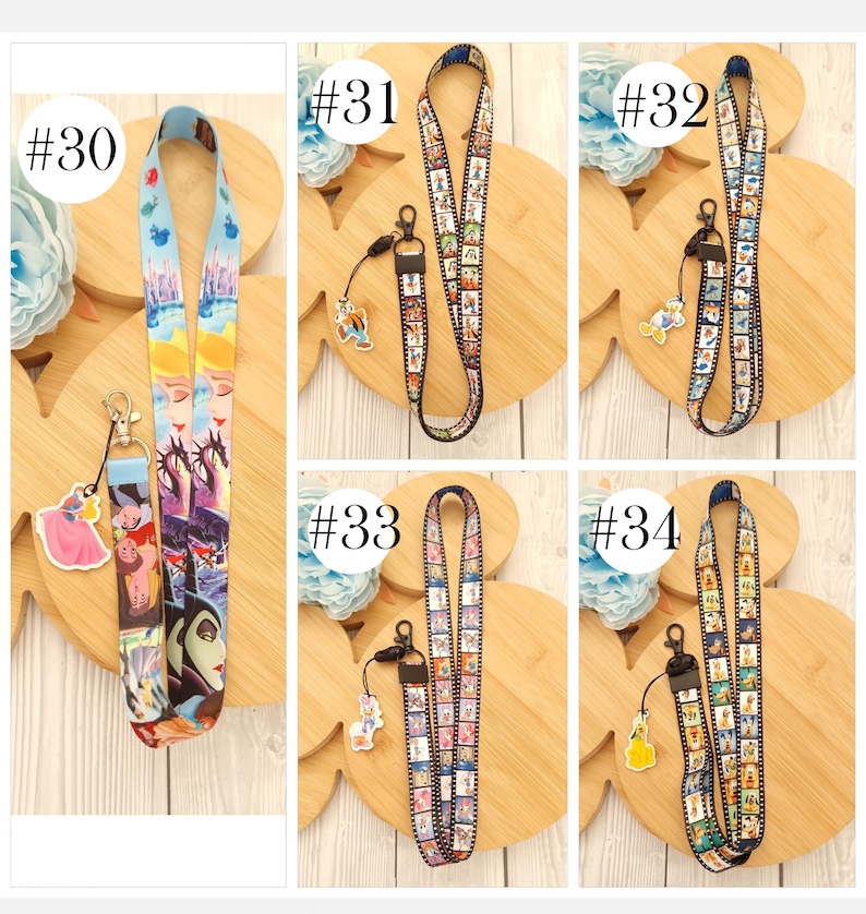 Globo de oreja de Mickey Stitch de Disney vintage, Castillo Ratatouille, Hércules, WALL-E, cordón/llavero/insignia de identificación/cordón de personaje de Disney, regalo imagen 8