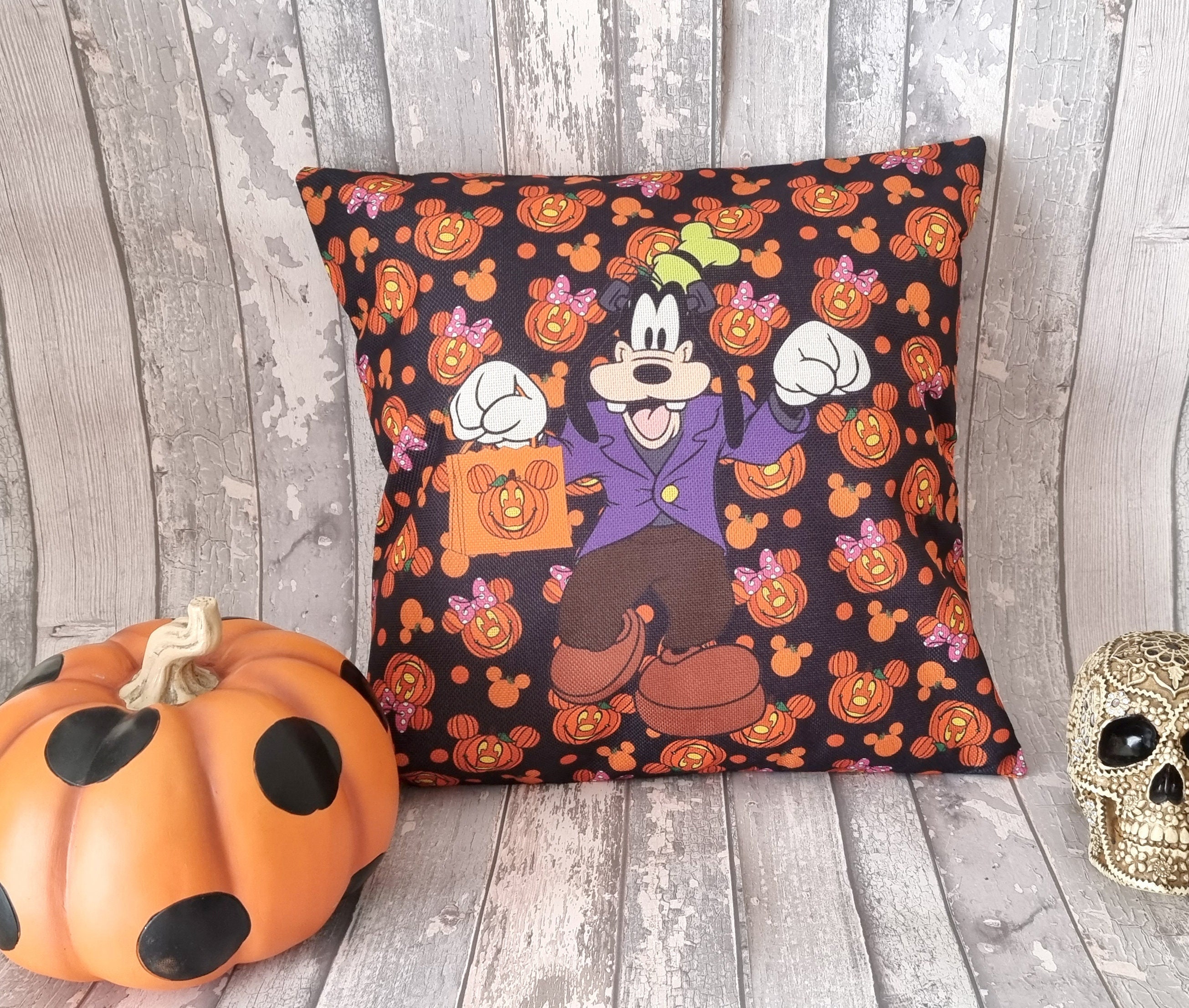 Disney Mickey and Friends We Choose Treat Halloween Throw Pillow, 18x18,  Multicolor