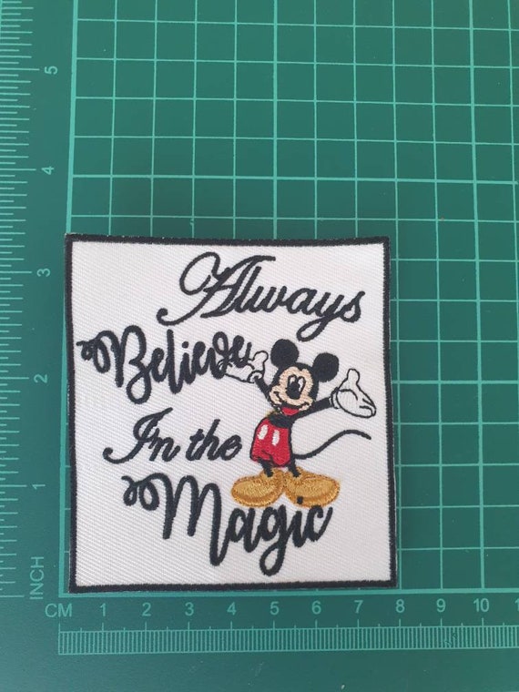 Disney Mickey Mouse Citation Always Believe In The Etsy France