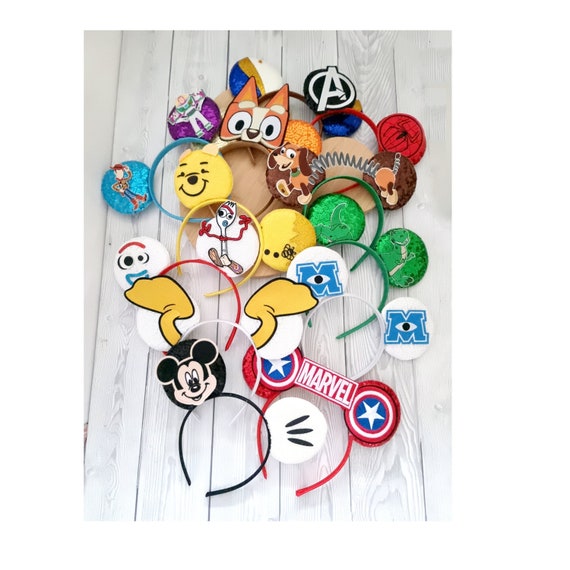Colorful Character Headband Amazon.com: Sally Mouse Ears, Mickey Ears Headband, Unisex  main image 2