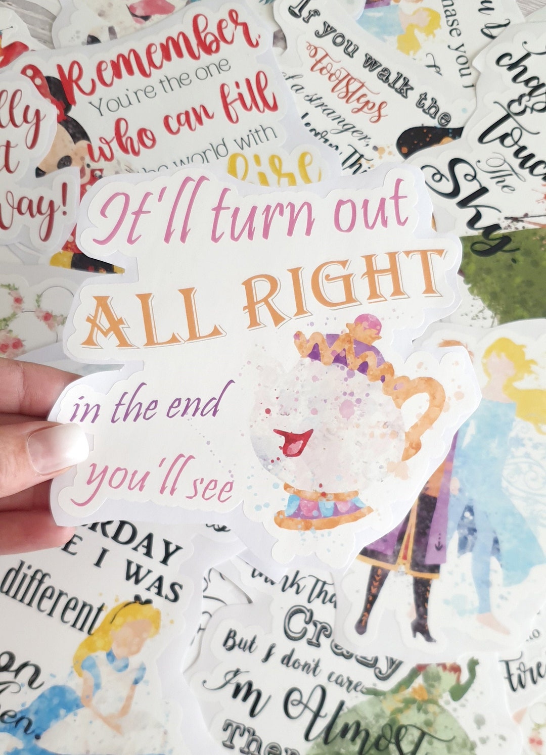 Beauty and the Beast Mrs Potts Quote It'll Turn Out Etsy
