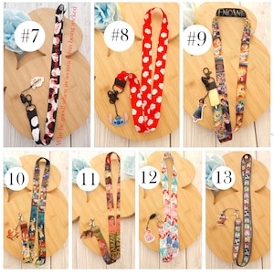 Globo de oreja de Mickey Stitch de Disney vintage, Castillo Ratatouille, Hércules, WALL-E, cordón/llavero/insignia de identificación/cordón de personaje de Disney, regalo imagen 4