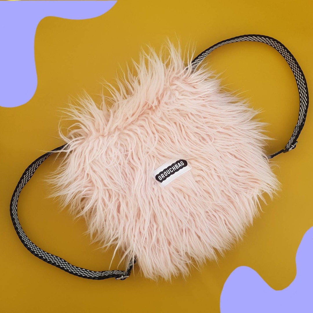 The Pink Fluffy Bag Wear 5 Ways Backpack Bumbag Handbag Etsy