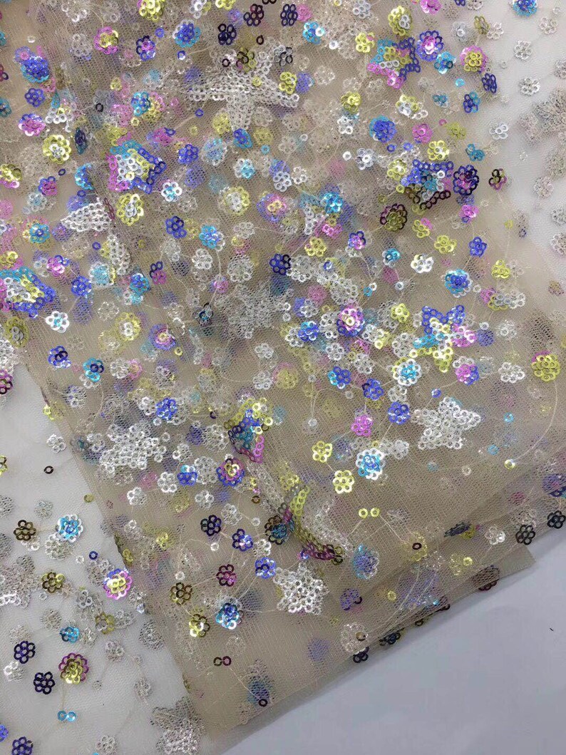 Shinning sequins lace fabric,Children/'s wear lace fabric,Lace fabric with bling bling for dress