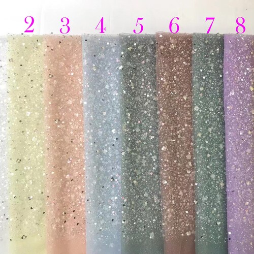 New fashion beaded lace fabric , sequins and beads lace fabric , high quality shops lace for wedding dress