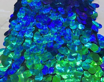 Sequin Lace Fabric, Shinning Colorful Mesh, Party Dress Fabric