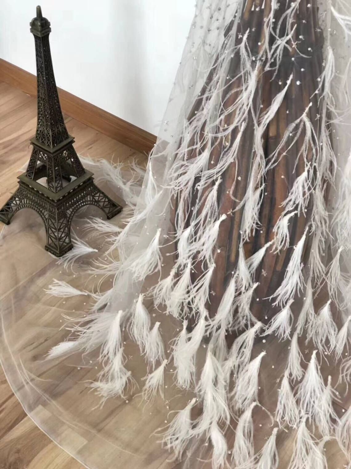 PH PandaHall Schwarze Spitze Stoff 1.8x1.6m | Webgestickte Spitze Für Deko & Nähen