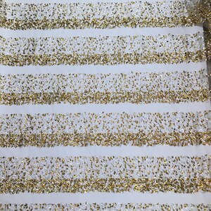 New fashion sequins lace fabirc , shinning gold sequins lace fabric for dress