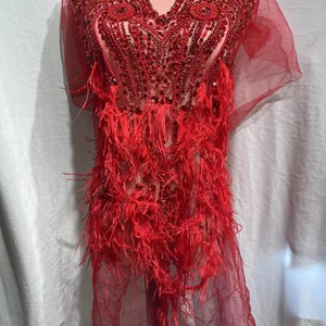 Luxury Occasion Applique patch design ,Red embroidery patch with sequins /crystal/pearl/feathers , Haute couture rhinestones appliques