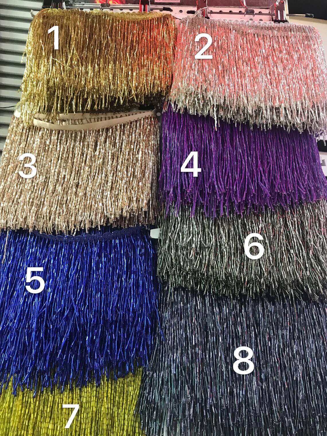 Gold Heavy Bead Fringe Trim for Haute Couture Handmade Bead Etsy UK