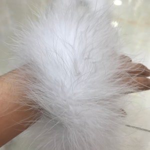 Handmade White soft feathers ,DIY feathers for dress and decoration , 2yards white feathers for christmas decoration