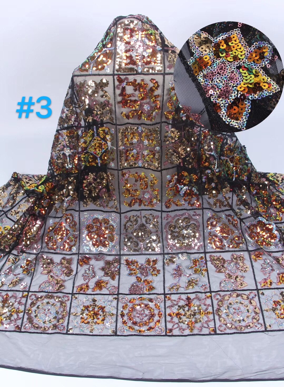 sequin cloth design