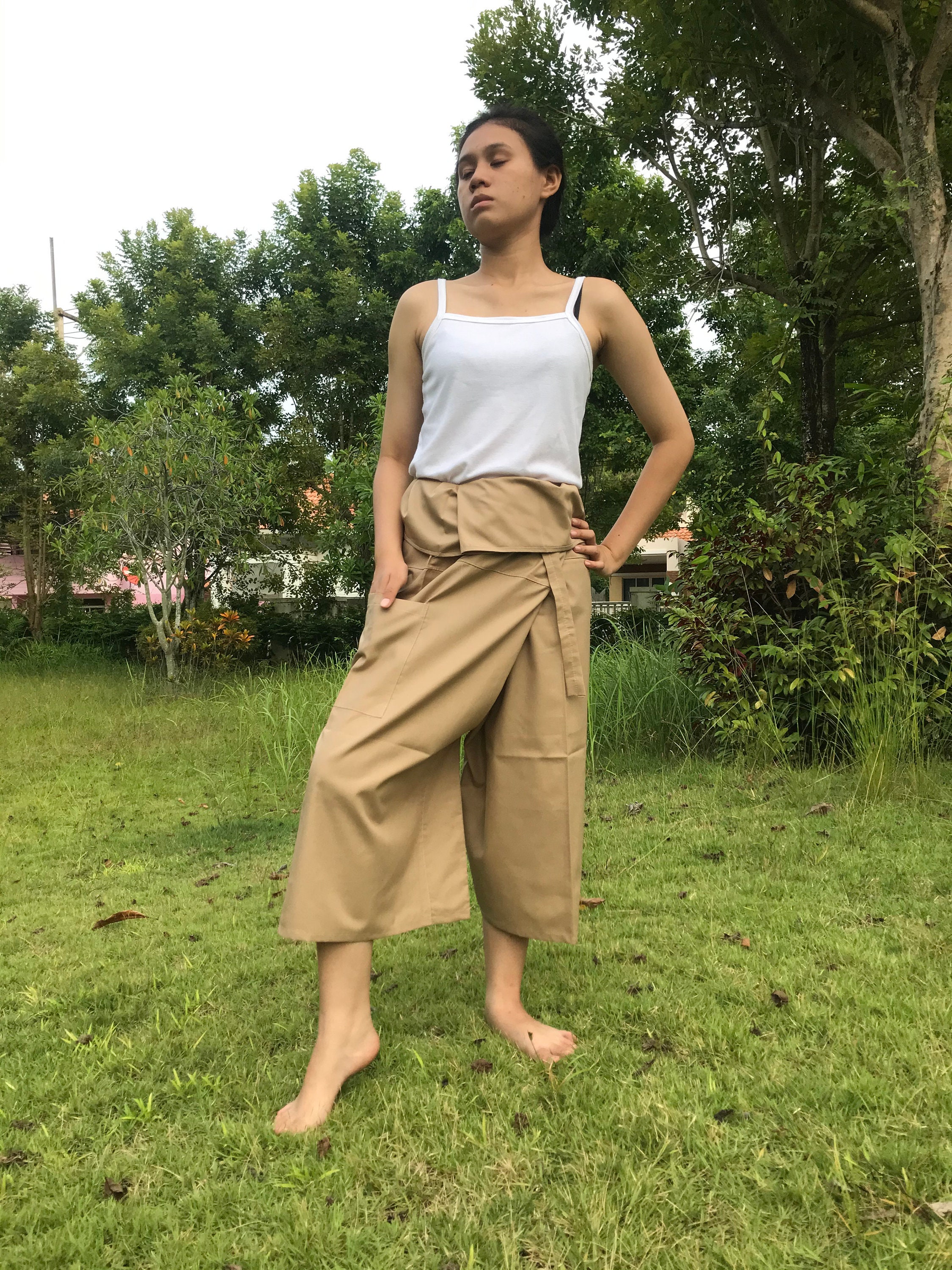 UNISEX Fisherman Pants With 1 Pocket Free Size see Etsy