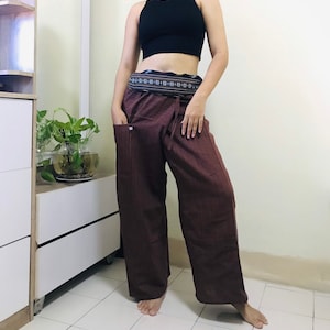 UNISEX fisherman pants with 1 pocket,free size (see detail).B6.1