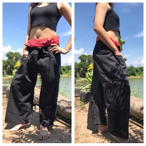 UNISEX fisherman pants with 1 pocket,free size (see detail).A30