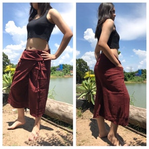 UNISEX fisherman pants with 1 pocket, free size (see detail).A32