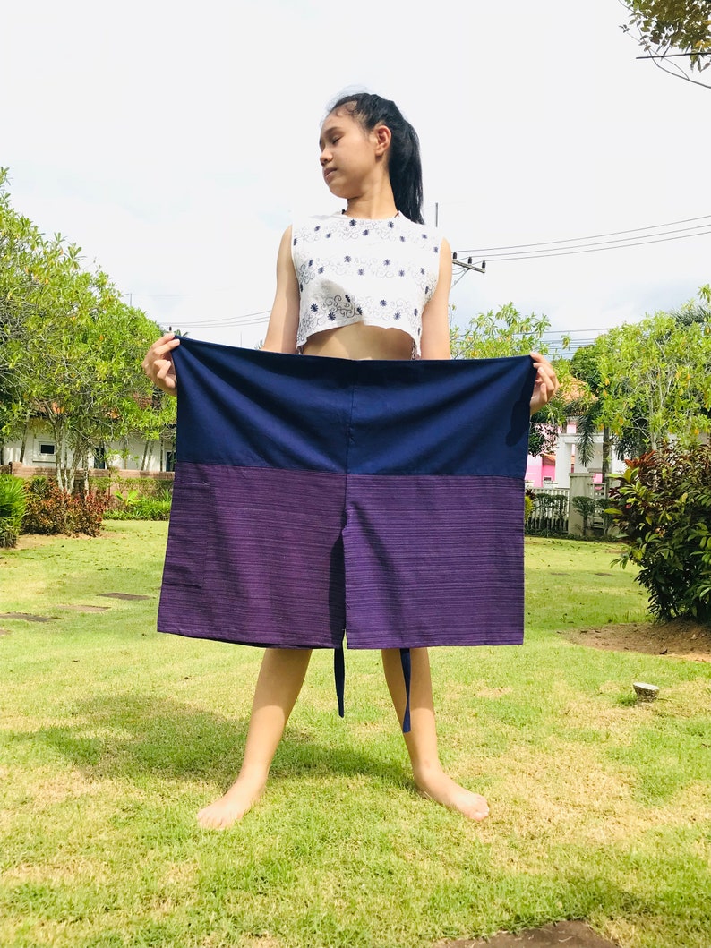 Thai fisherman pants with 1 pocket see detail free size .FP6 Discount 20/%--Short Soft Cotton pants