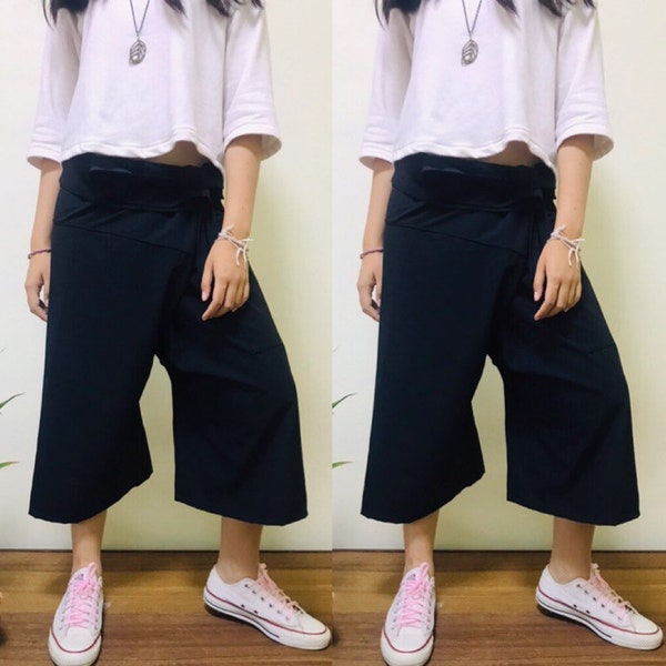 UNISEX fisherman pants with 1 pocket, free size (see detail).P55