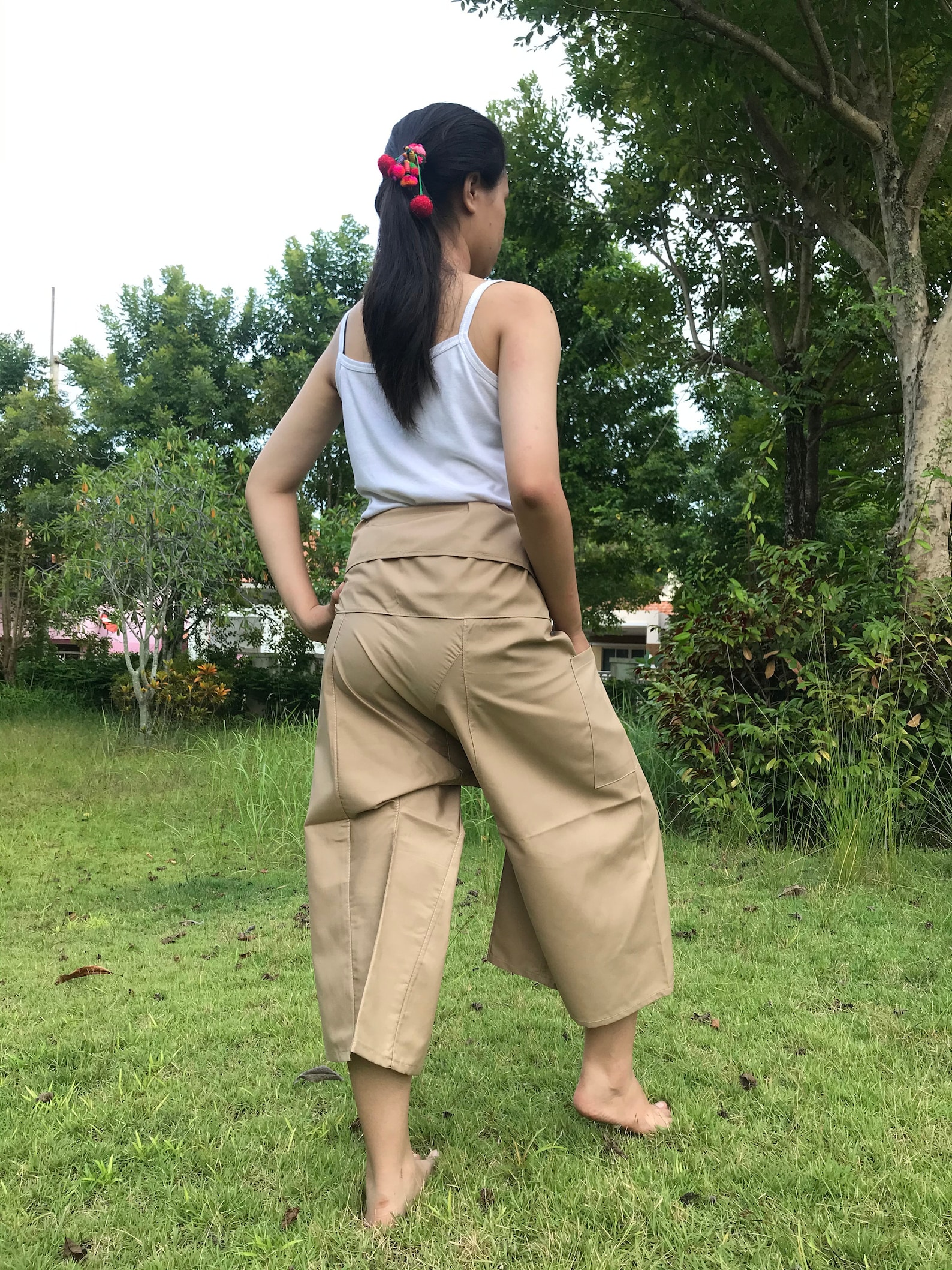UNISEX Fisherman Pants With 1 Pocket Free Size see Etsy