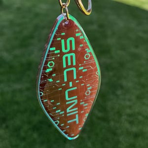 PREORDER || Murderbot Diaries || SecUnit || rainbow acrylic keychain